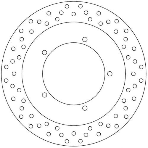 FERODO FMD0454R FIXED BRAKE DISC