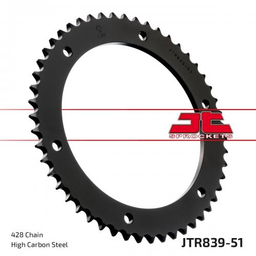 JT SPROCKETS REAR STEEL 51T, 428 JTR083951
