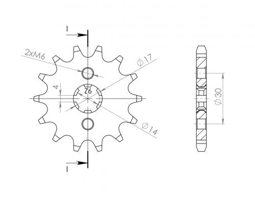 SUPERSPROX SUPERSPROX FRONT 17T, 420