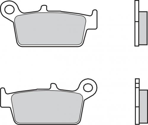 BREMBO 07028CC BRAKE PADS ORGANIC