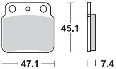 MOTO MASTER 095221, BRAKE PADS SINTER NITRO
