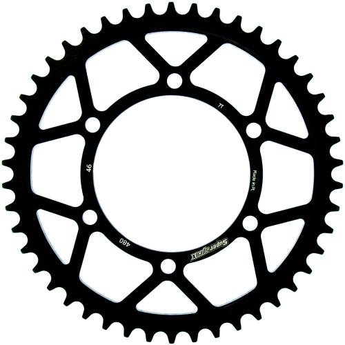 SUPERSPROX SUPERSPROX REAR STEEL 46T, BLACK, 525 SU448046B