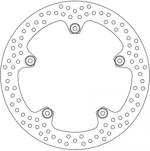 MOTO MASTER 111066, HALO FLOATING STEEL DISC 320