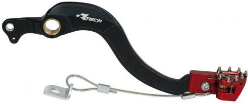 RTECH CNC MACHINED BRAKE PEDAL HONDA RED 568410415