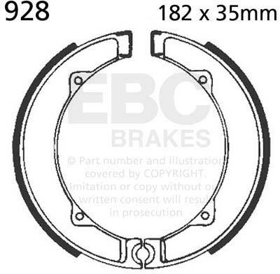 EBC 928 EBC BRAKE SHOES