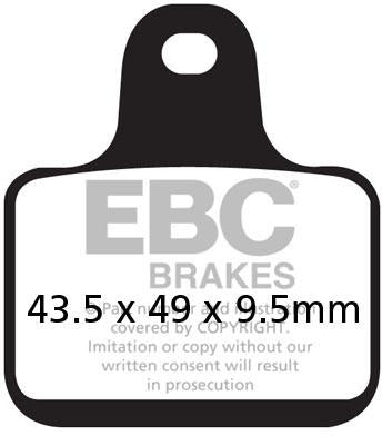 EBC EPFA435/4HH EBC EXTREME PRO HH DISC PADS
