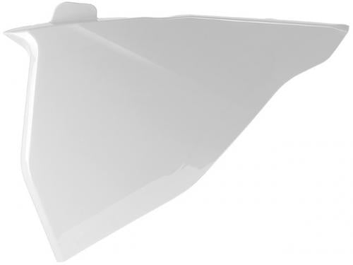 RTECH LEFT AIR BOX SIDE PANEL GASGAS WHITE