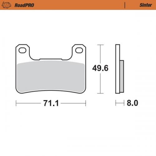 MOTO MASTER 406301, BRAKE PADS SINTER