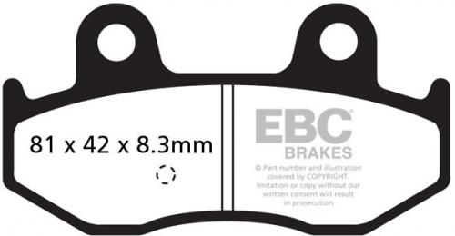 EBC SFA 411 EBC SCOOTER PADS