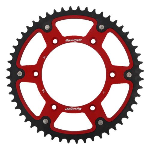 SUPERSPROX SUPERSPROX REAR STEALTH 52T, RED, 520 SU621052R