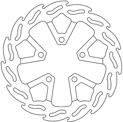 MOTO MASTER 110935, FLAME FIXED DISC