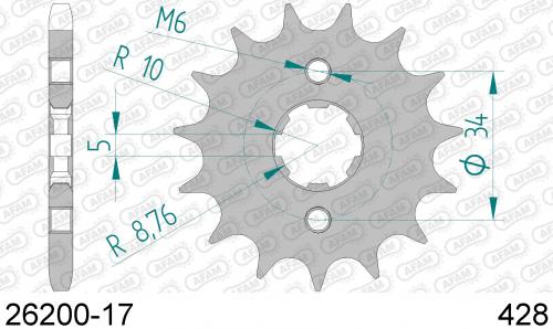 AFAM FRONT 17T, 428 AF12620017