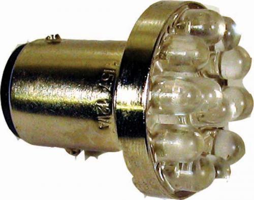 ELECTRICAL (2 PACK) 12V RED LED STOP/TAIL BULBS LED380RT