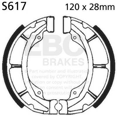 EBC S617 EBC BRAKE SHOES