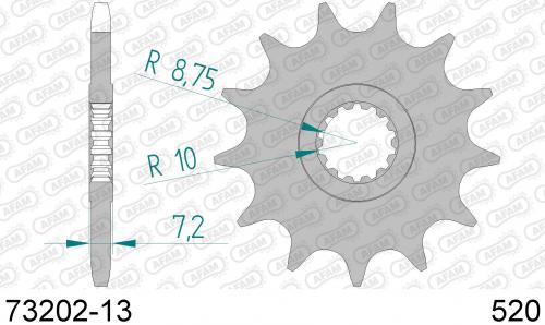 AFAM FRONT 13T, 520 AF17320213