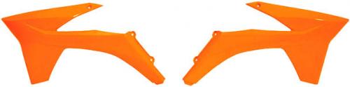 RTECH RADIATOR SCOOPS KTM ORANGE (OE) 566230185