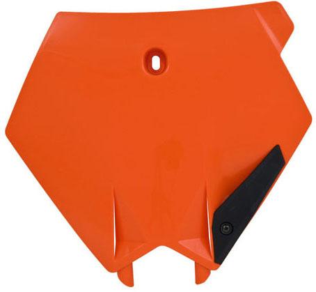RTECH FRONT NUMBER PLATE KTM ORANGE (OE) 565230370