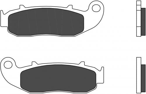 BREMBO BRAKE PADS 07107CC BRAKE PADS ORGANICSCOOTER