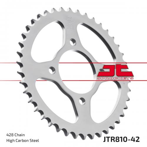 JT SPROCKETS REAR STEEL 42T, 428 JTR081042
