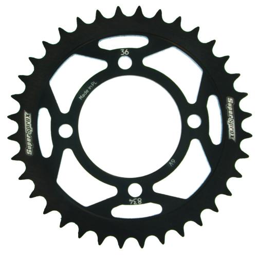 SUPERSPROX SUPERSPROX REAR STEEL 36T, BLACK, 420 SU483436B