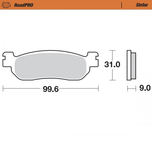 MOTO MASTER 404702, BRAKE PADS SINTER