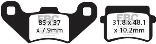 EBC FA 416R EBC DISC PADS