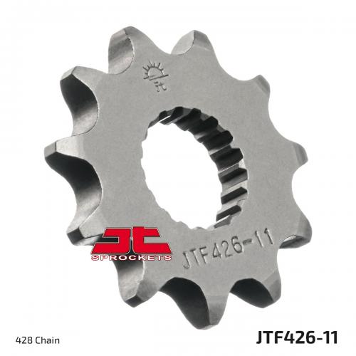 JT SPROCKETS FRONT STEEL 11T, 428 JTF042611