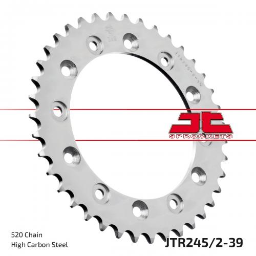 JT SPROCKETS REAR STEEL 39T, 520 JTR024539