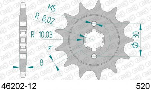 AFAM FRONT 12T, 520 AF14620212