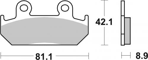 BREMBO 07HO21SR BRAKE PADS SINTER SPORT