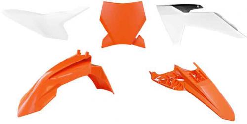 RTECH PLASTIC KIT 4 PCS K ORANGE-WHITE-BLACK