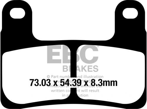 EBC EPFA724HH EXTREME PRO SINTER BRAKE PADS