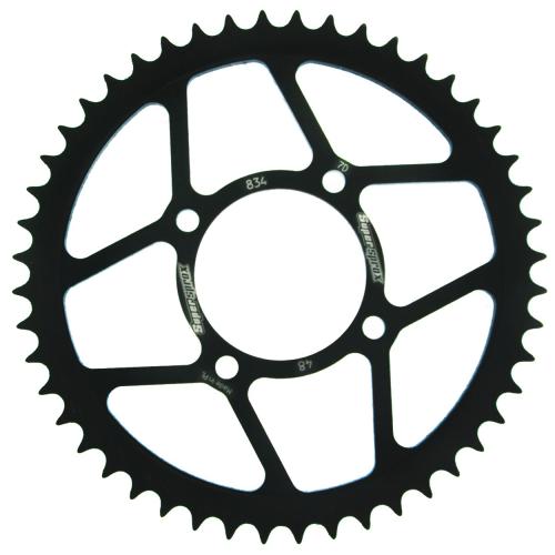 SUPERSPROX SUPERSPROX REAR STEEL 48T, BLACK, 420 SU483448B