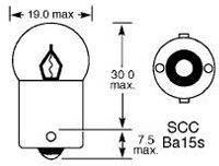 ELECTRICAL 12V 5W SMALL HEAD INDICATOR BULBS EU207