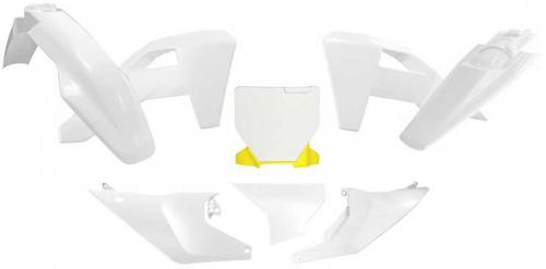 RTECH PLASTIC KIT 6 PCS HUSQVARNA LEMON YELLOW RKITHSQOEM525