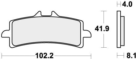 SBS 901RST BRAKE PADS SINTER SPORT
