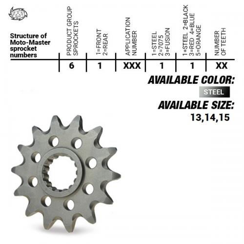 MOTO MASTER FRONT 13T, 420 37610501113