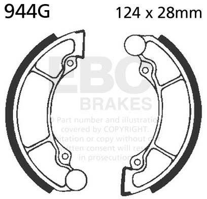 EBC 944G EBC BRAKE SHOES