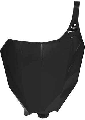 RTECH FRONT NUMBER PLATE HONDA BLACK 565210184