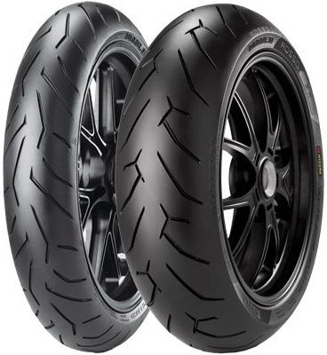 PIRELLI 120/70 ZR17 & 190/55 ZR17 DIABLO ROSSO II PAIR
