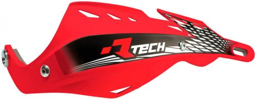 RTECH GLADIATOR ALU HANDGUARDS-NO MOUNT KIT RED