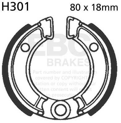 EBC H301 EBC BRAKE SHOES