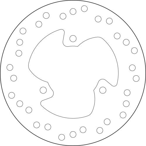 BREMBO BRAKE DISC, 68B40719