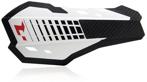 RTECH HP2 HANDGUARDS-WITH MOUNTING KIT WHITE