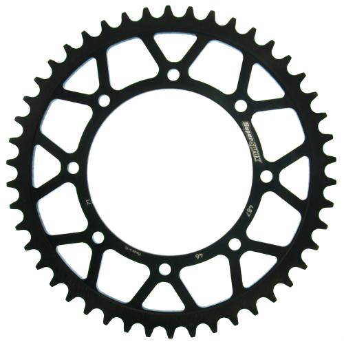 SUPERSPROX SUPERSPROX REAR STEEL 46T, BLACK, 520 SU448746B