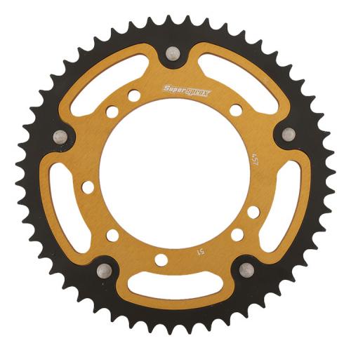 SUPERSPROX SUPERSPROX REAR STEALTH 51T, GOLD, 420 SU645751G