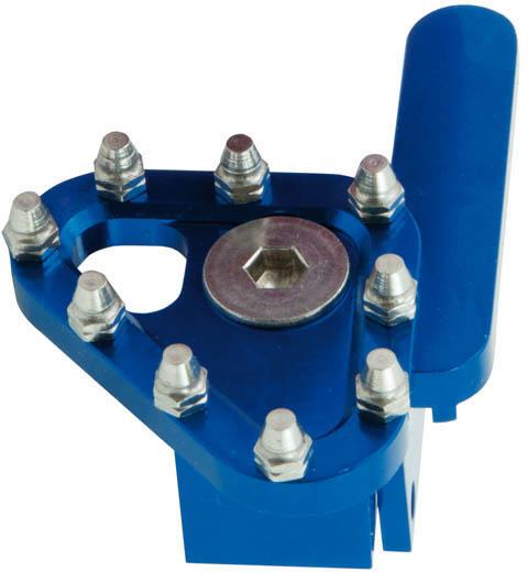 RTECH CNC BRAKE PEDAL REPL TIP BLUE