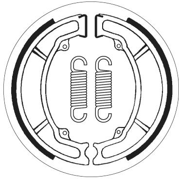 SBS 2115 BRAKE SHOES