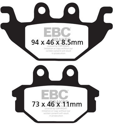 EBC FA 377V EBC SEMI SINTERED DISC PADS