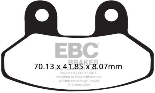 EBC SFAC 306 EBC SCOOTER CARBON PADS